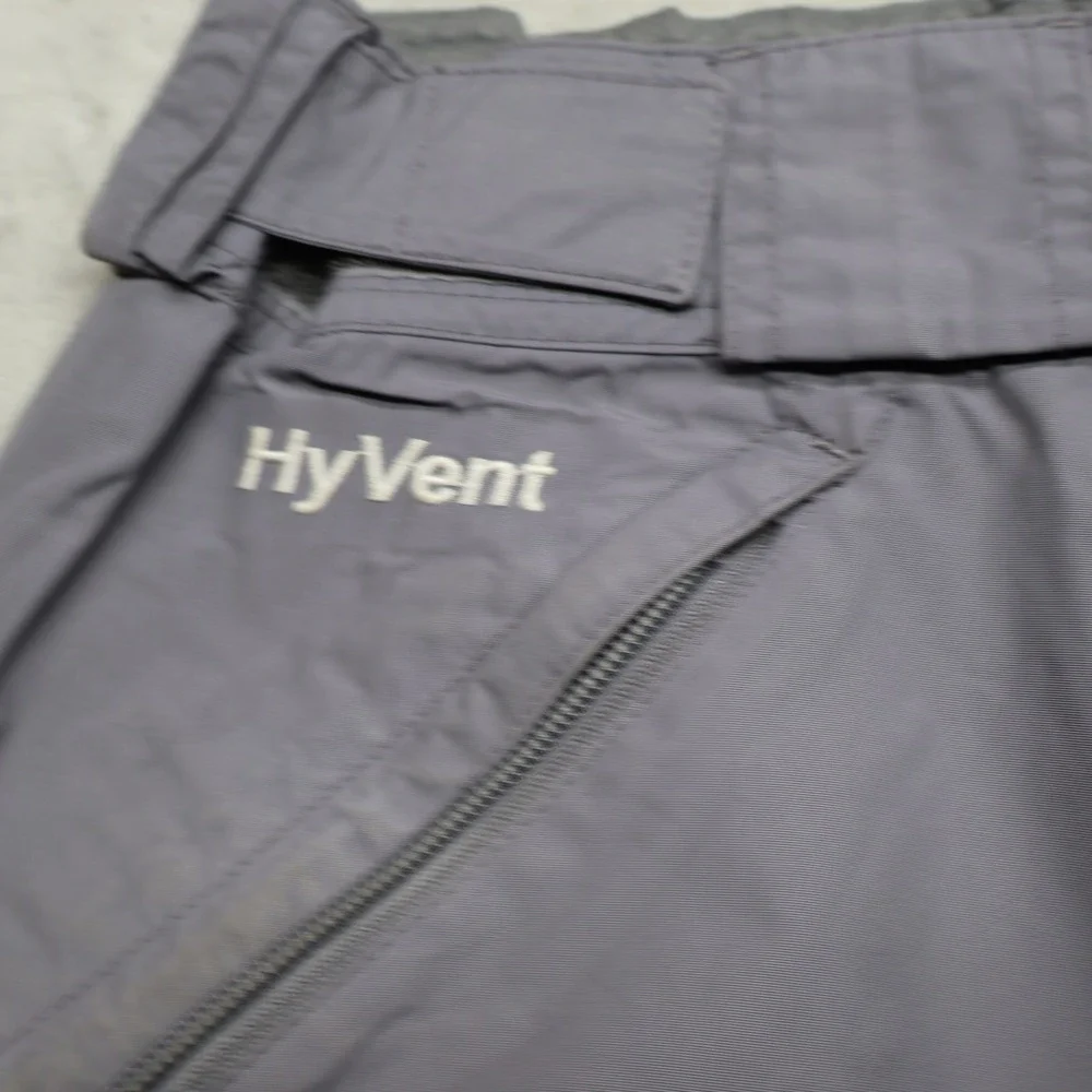 North Face Snow Pants Men Large Gray Cargo Waterproof Wind Rain Ski Winter 33x32